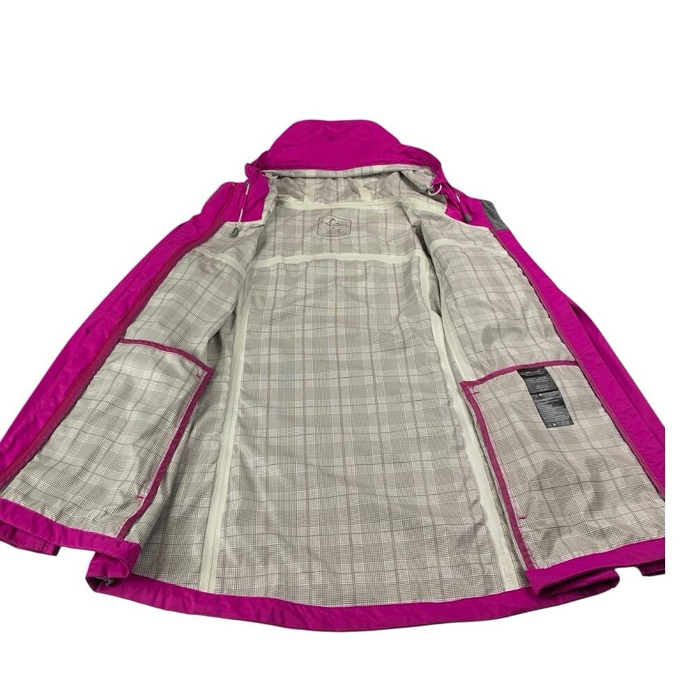 Paradox Lightweight Hooded Rain Jacket Magenta Size M Waterproof Travel Raincoat - Picture 9 of 14